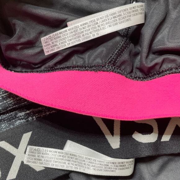 VSX Sport Victoria's Secret Sports Bras Large Set of 2 Stretch Racerback Gray - Picture 5 of 7